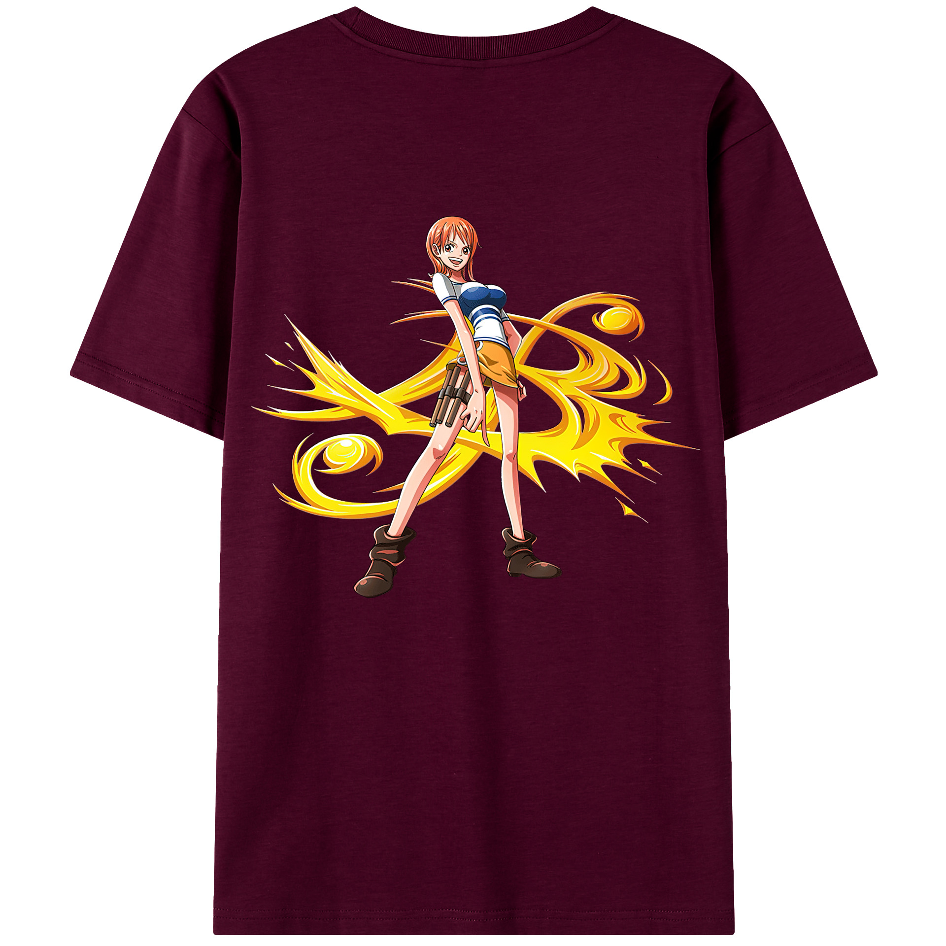（画像用） ワンピース ナミ ONE PIECE Nami レディース半袖Tシャツ(バックプリント)